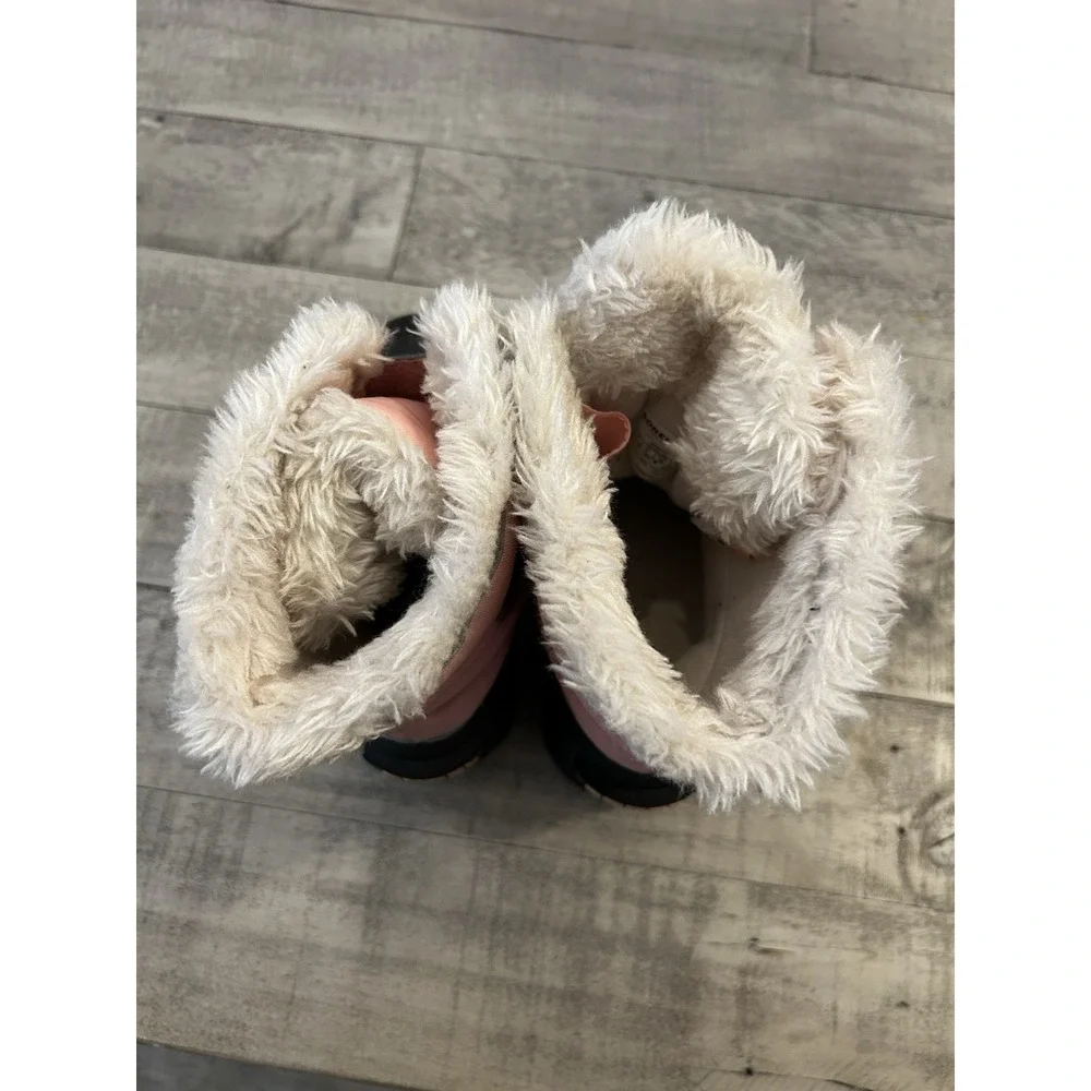 SOREL Commander Girls Size 9 Winter Boots Pink Snow Boots Toddler